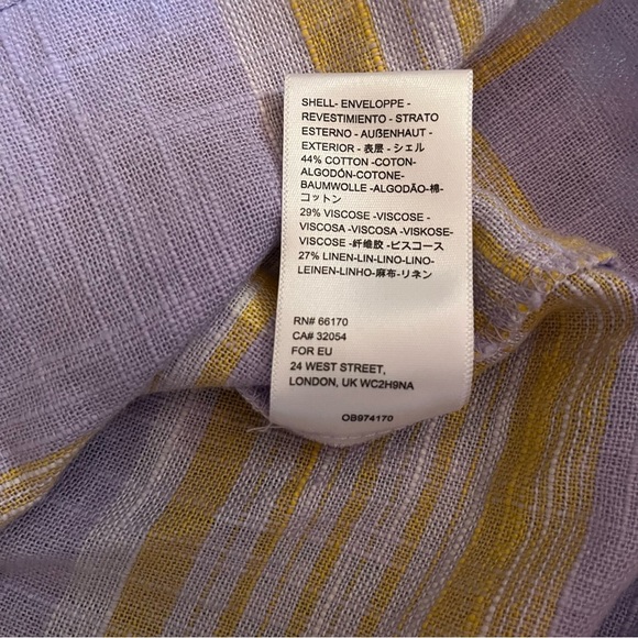 Urban outfitters plaid linen blend cropped cami - Picture 4 of 4